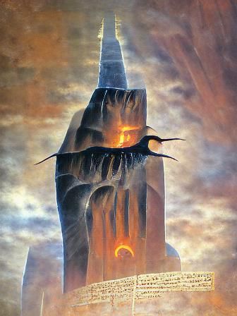 Barad-dûr in Mordor by The Brothers Hildebrandt - AI Generated Artwork ...