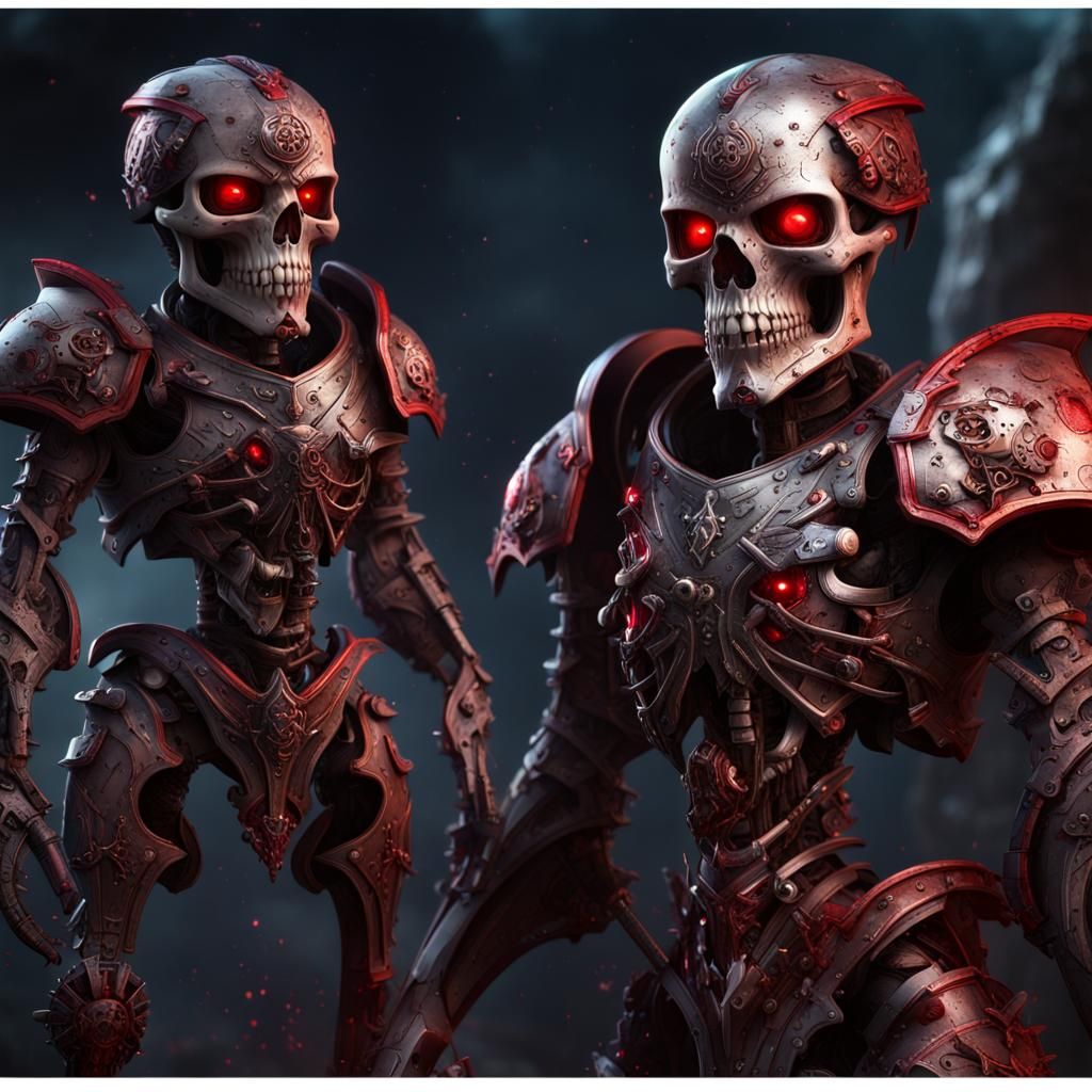 battle bones skull soldier helm armor galaxy blood drones re...