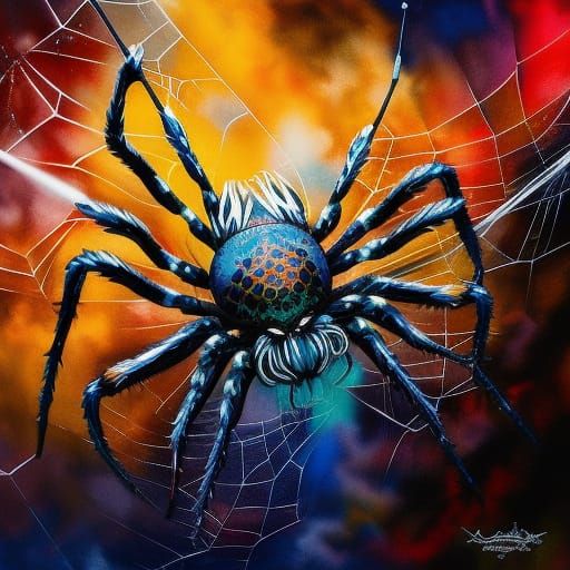 Alien Spider - Ai Generated Artwork - Nightcafe Creator