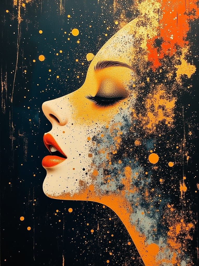 Surreal Profile Pours Magazine Storm in Vibrant Colors