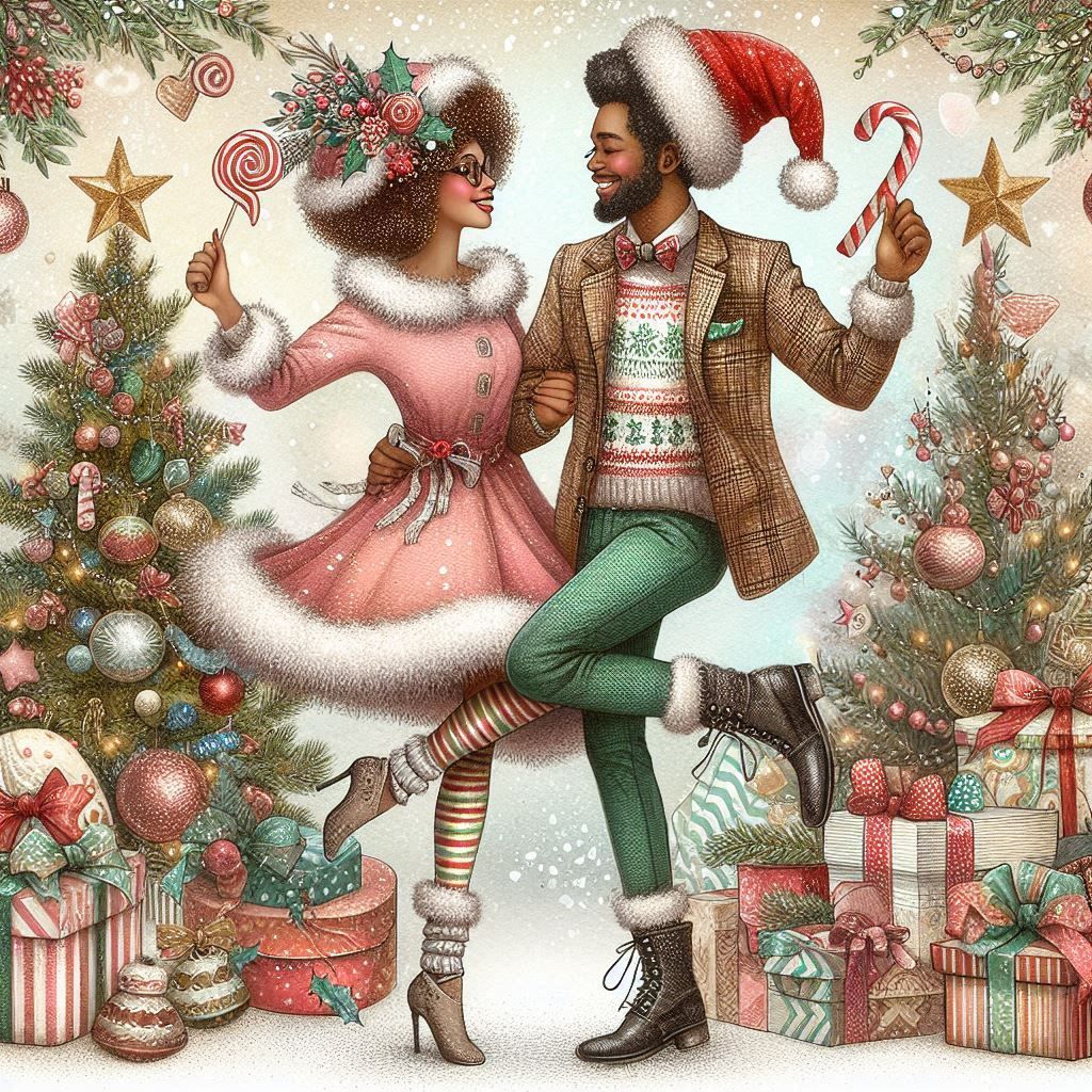 Christmas couple