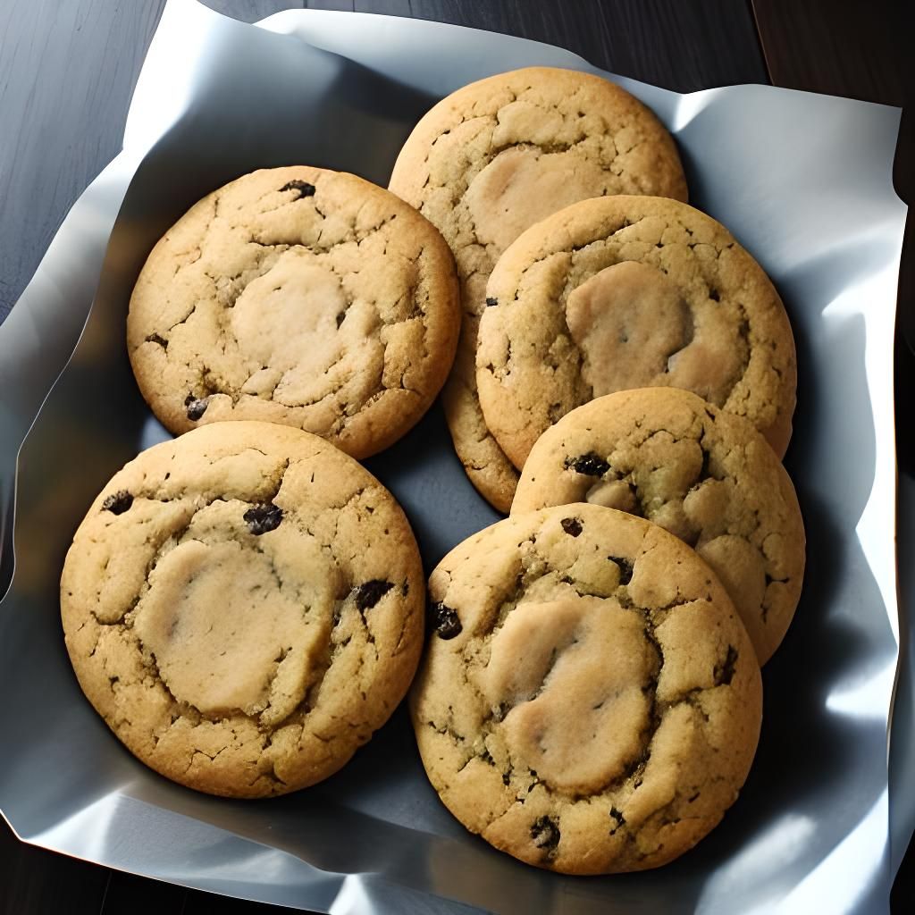 Delicious Chocolate Chip Cookie Illustration