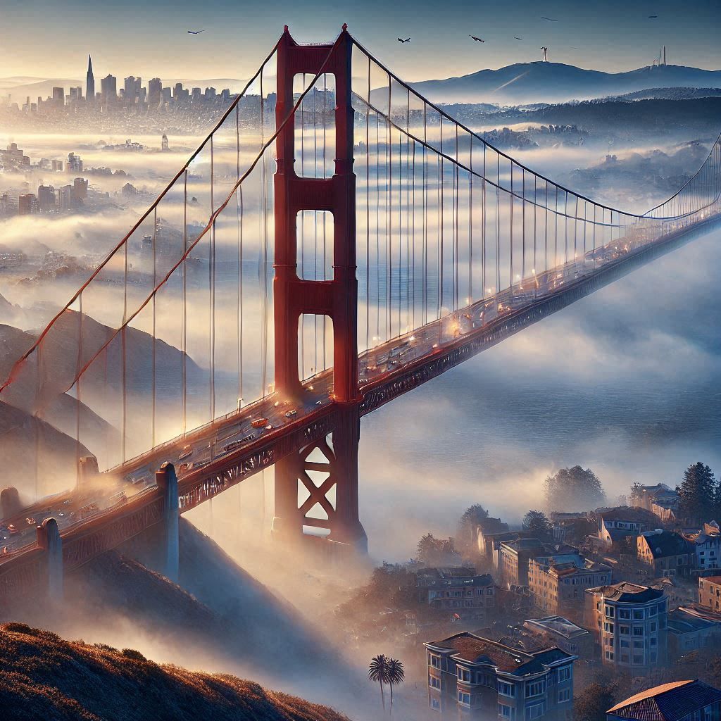 Foggy Golden Gate Bridge