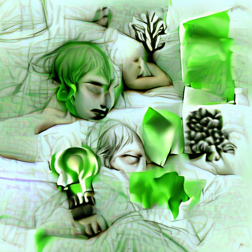 colorless green ideas sleep furiously - AI Generated Artwork - NightCafe Creator