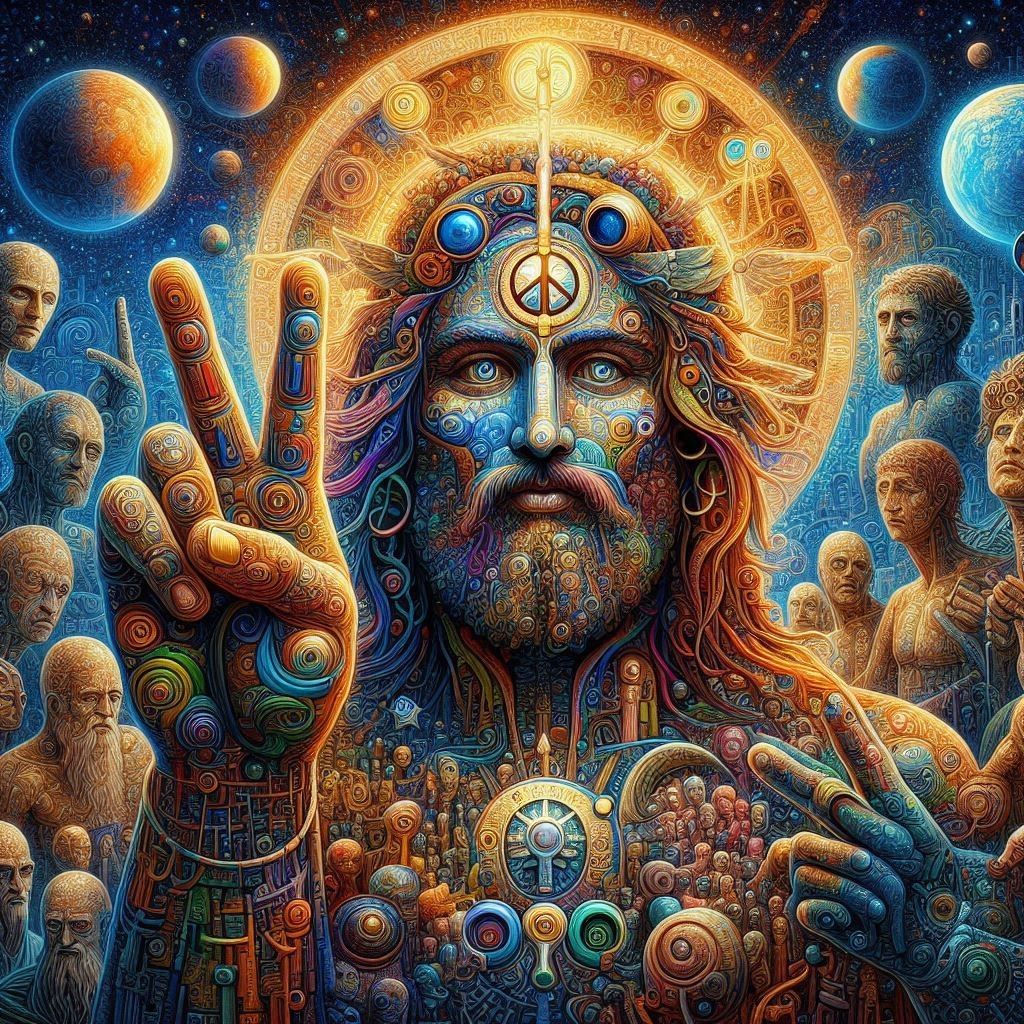 peace and love to all the AI Art creators on Nightcafe