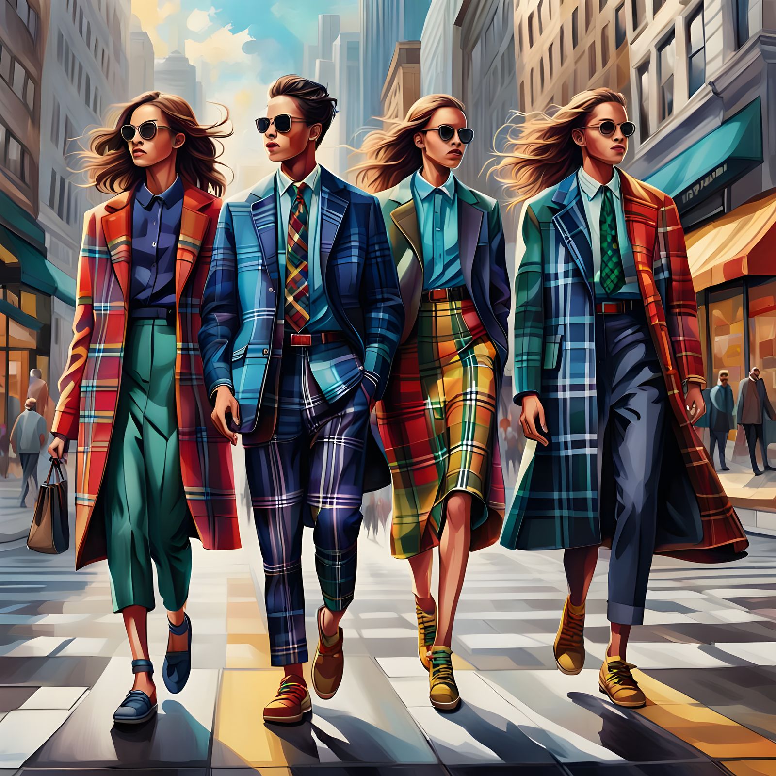 Urban Tartan: A Fashionable Stride