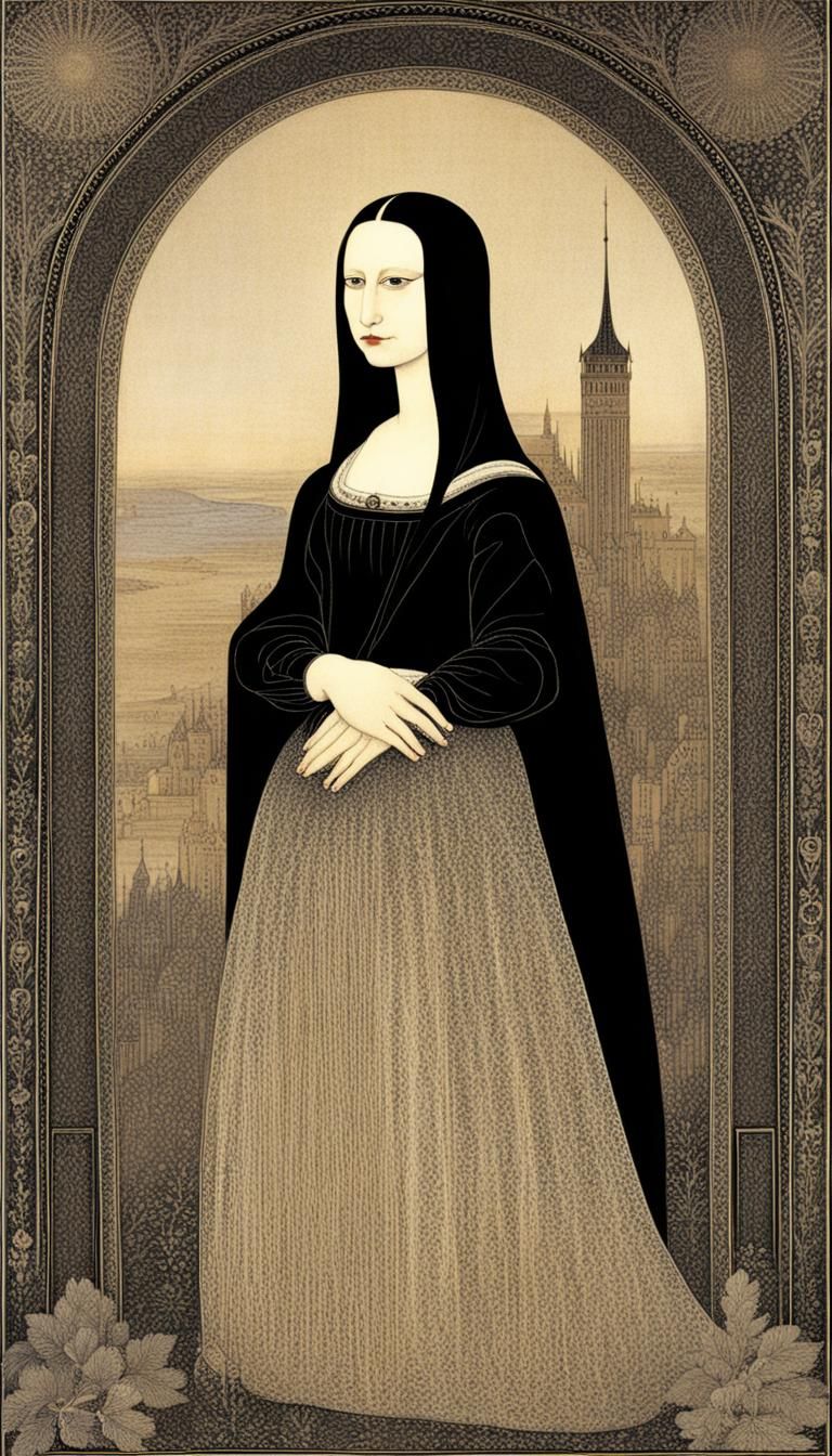 Mona Lisa by Kay Nielsen