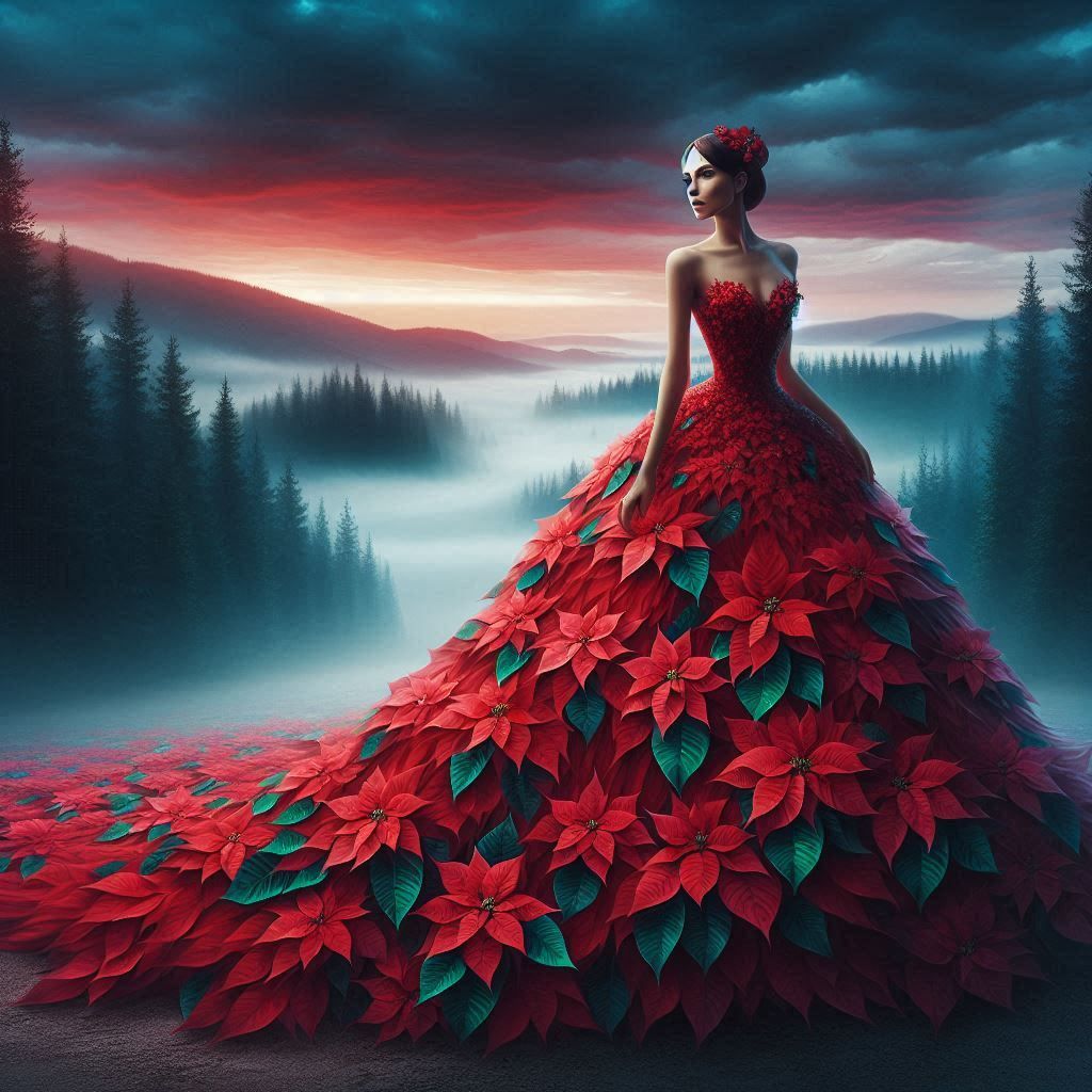 Poinsettia Dress