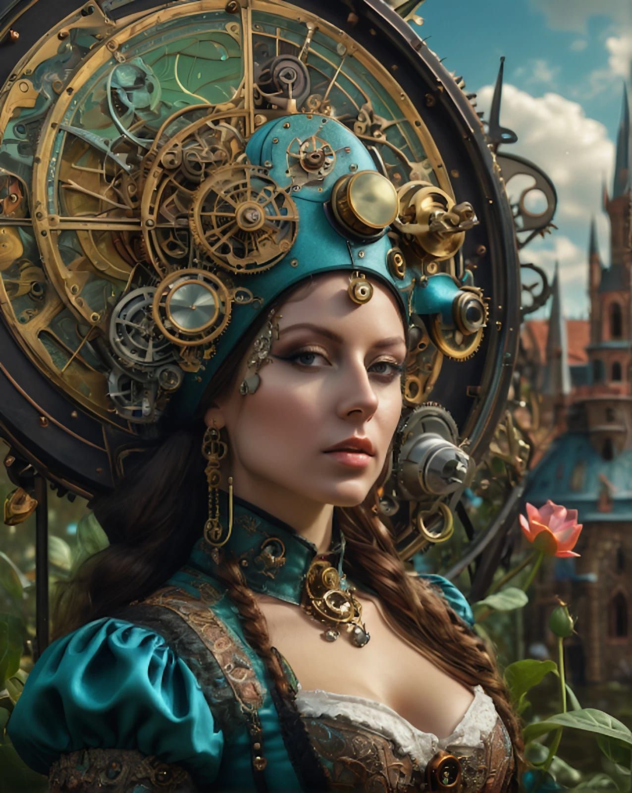Steampunk Soul In The Garden Of Earthly Delights