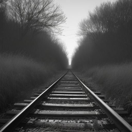deserted train tracks  by @Zen Animal Services