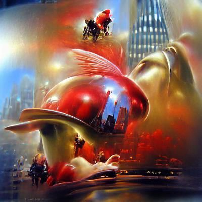 Fairytale of New York acrylic art polished Jim Burns detaile...