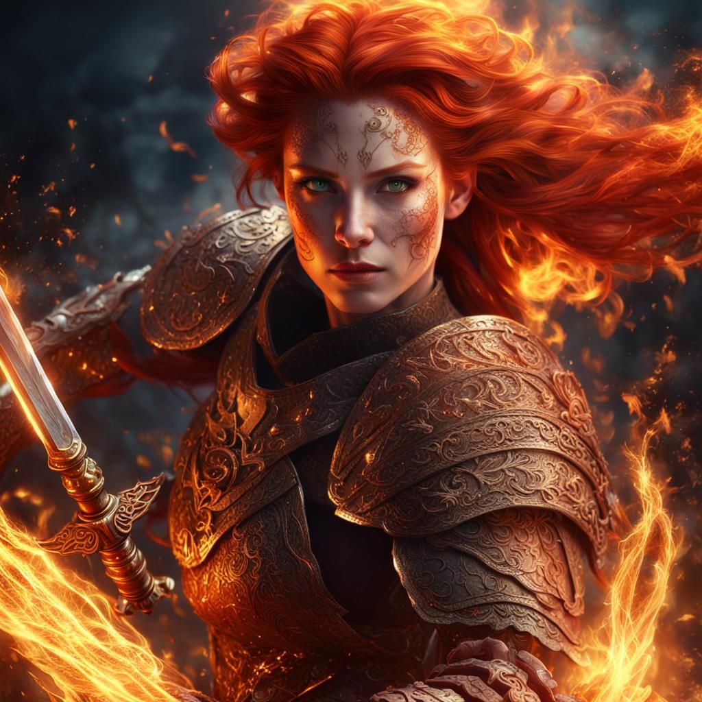 Fire Goddess  by @Marianna MO Warr