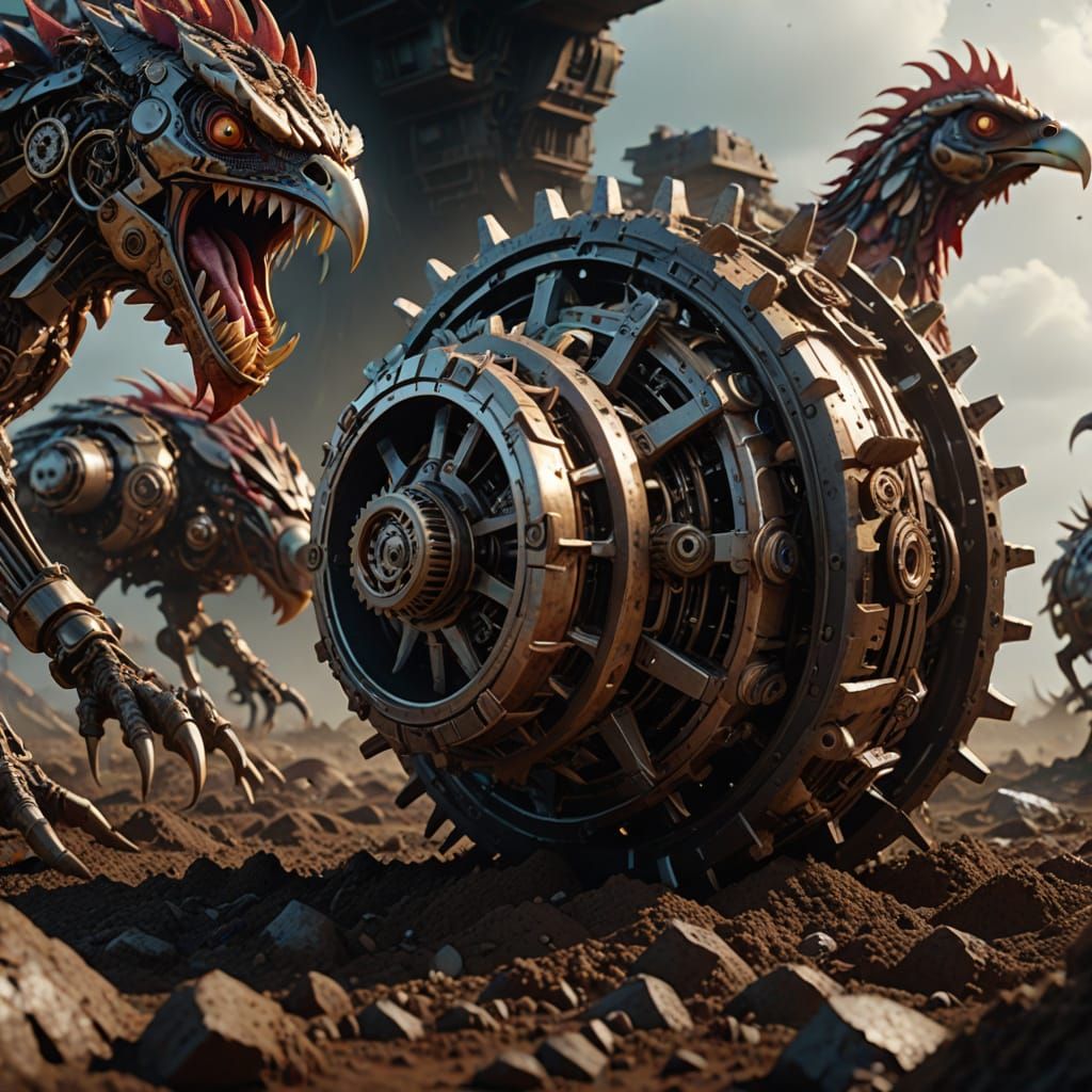 quand les poules auront des dents, when the hens will have teeth  by @Mayhem