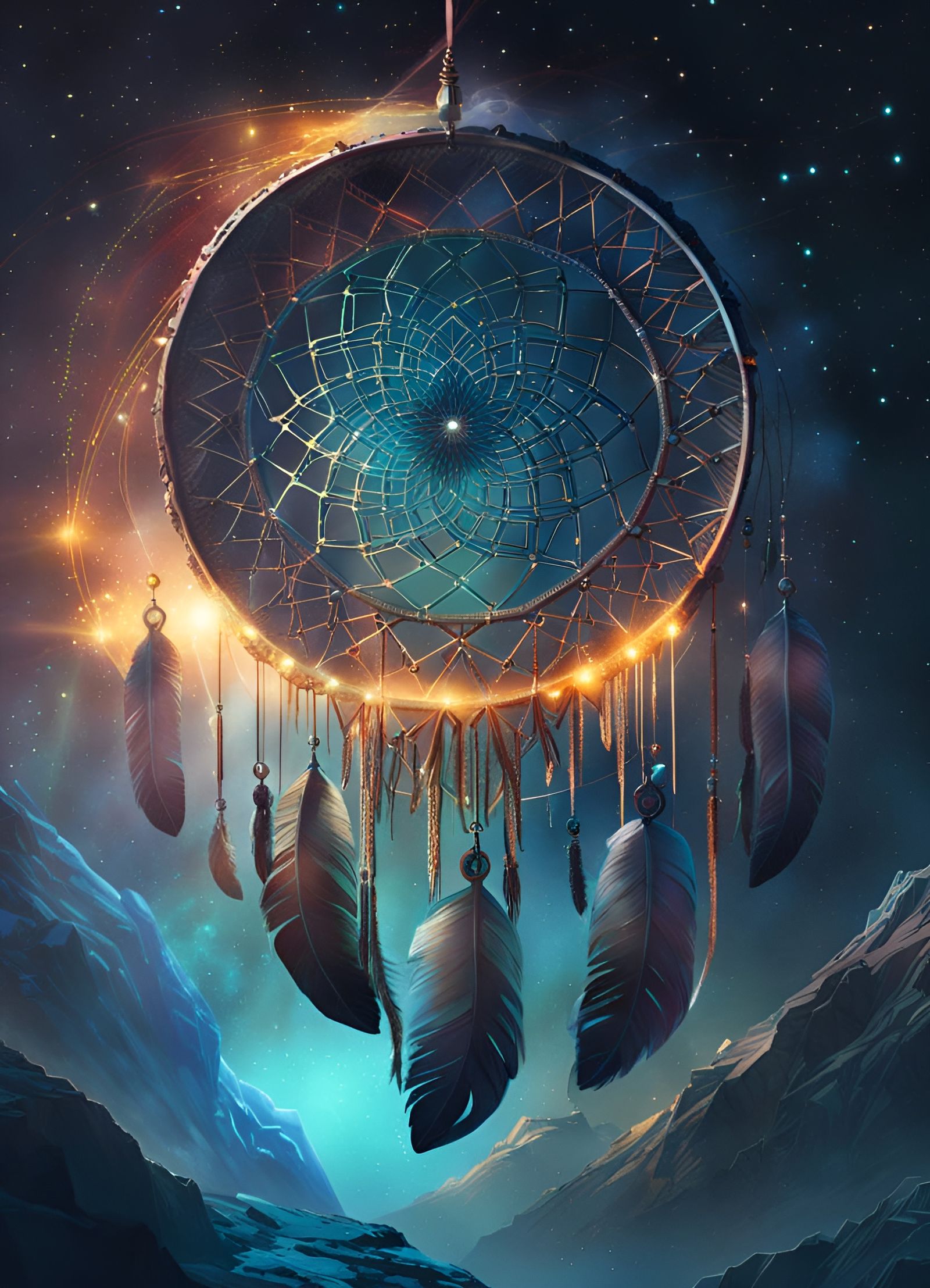 oh Heavenly dreamcatcher, won't you catch my dreams?  by @nana