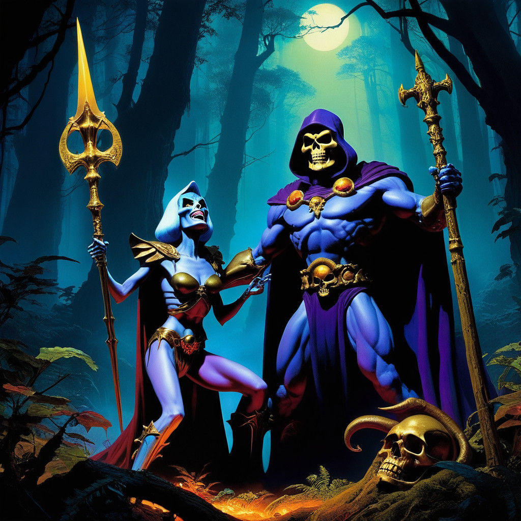 Skeletor and Evil-Lyn