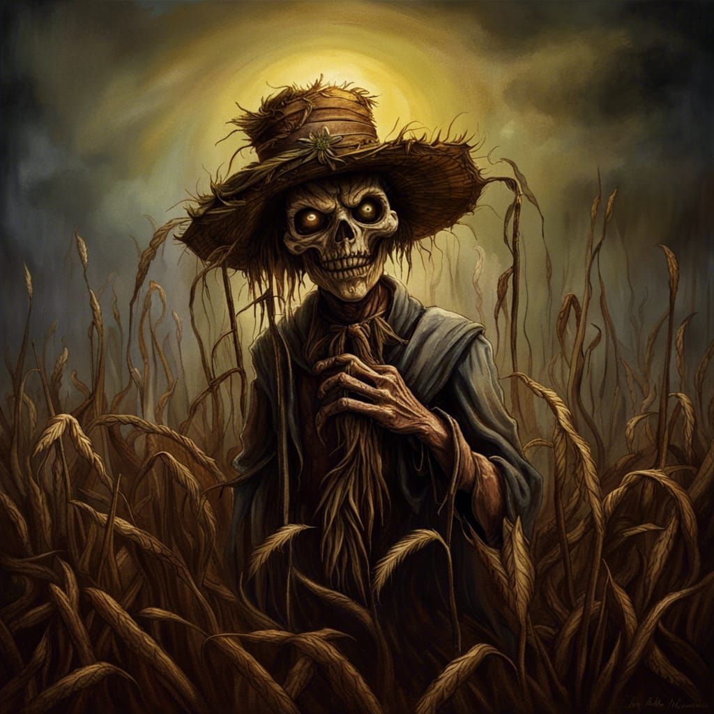 Cornfield Killer - Ai Generated Artwork - Nightcafe Creator