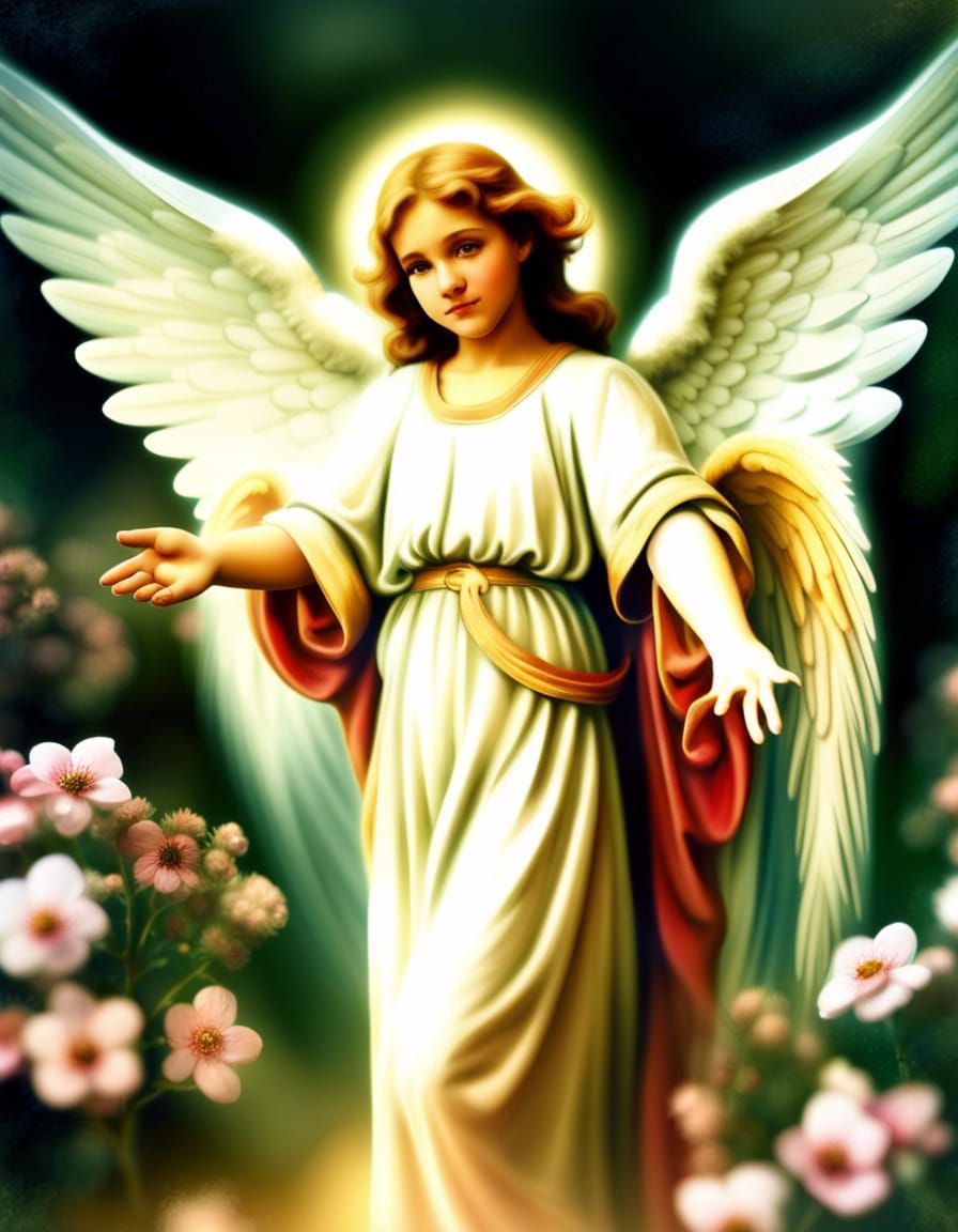 my guardian angel photograph - AI Generated Artwork - NightCafe Creator