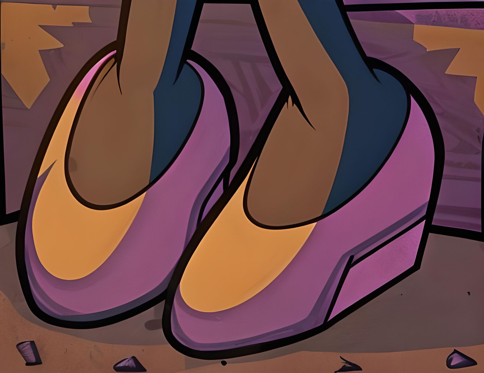 Jewel the Beetle's Pink Wedged Pumps #12