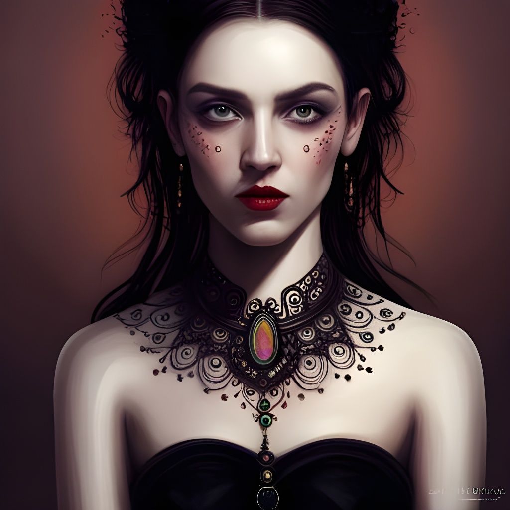 Raven Haired Beauty Ai Generated Artwork Nightcafe Creator