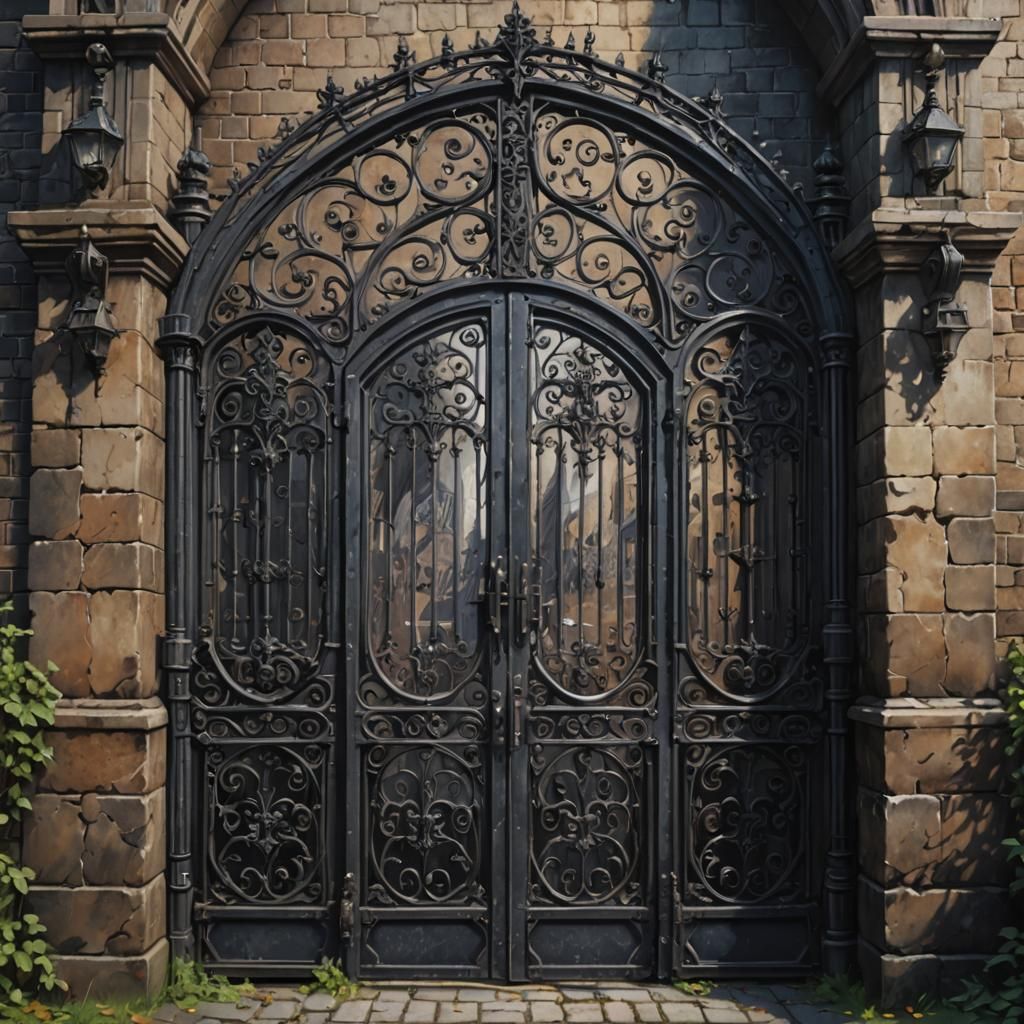 gothic gates - AI Generated Artwork - NightCafe Creator