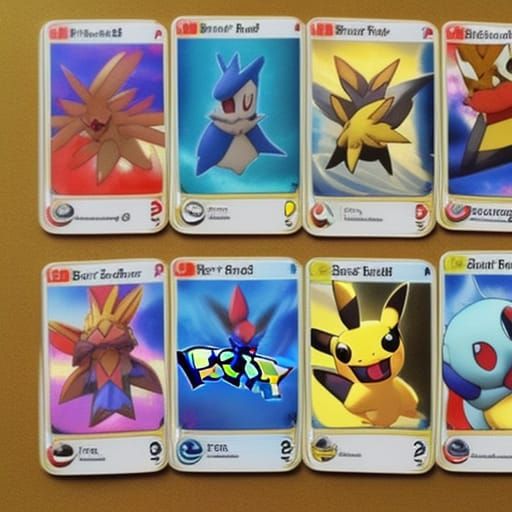 pokemon cards - AI Generated Artwork - NightCafe Creator