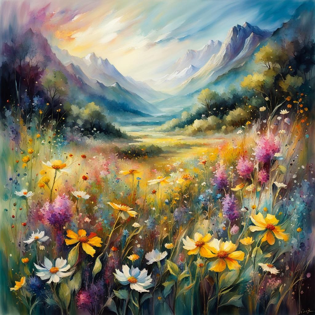 Beautiful medow   by @Dahlia 