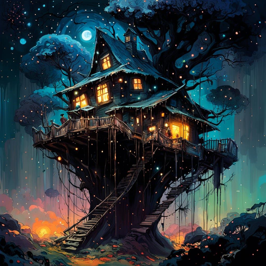 Spooky Treehouse!!!