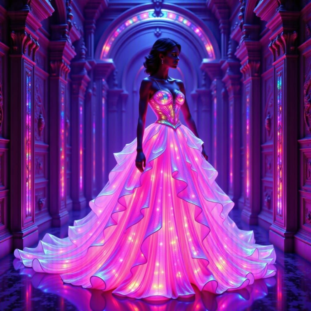 <lora:Dresses Galore:1.0> <lora:PrismVeil-Spectralis:1.0>