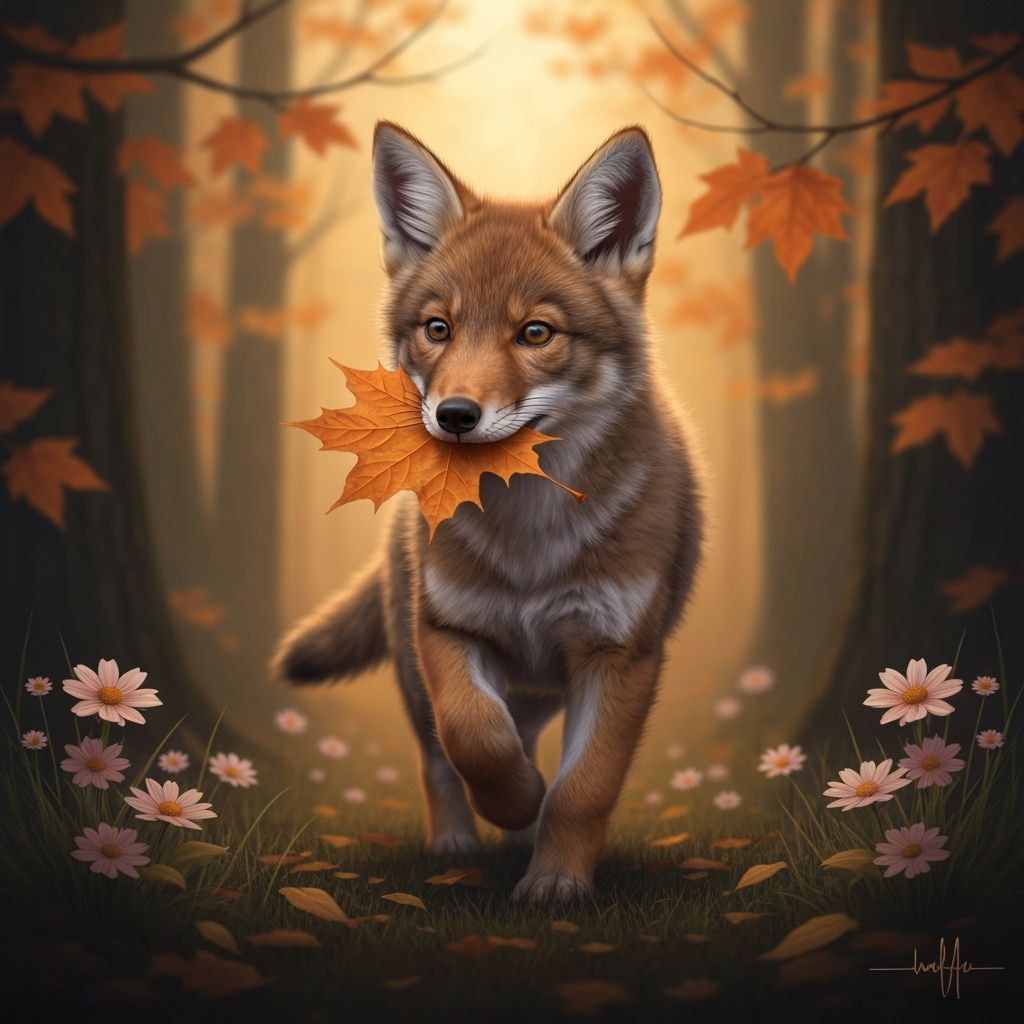 Coyote Pup  by @Ailee