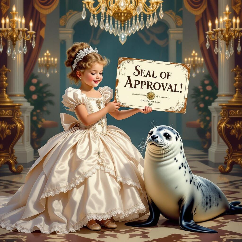 This is my Seal of Approval!   by @PrincessJoySparkles