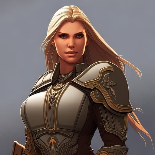 Female soldier - AI Generated Artwork - NightCafe Creator