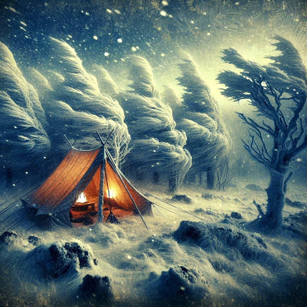 Winter Camping   by @Floe Joe 