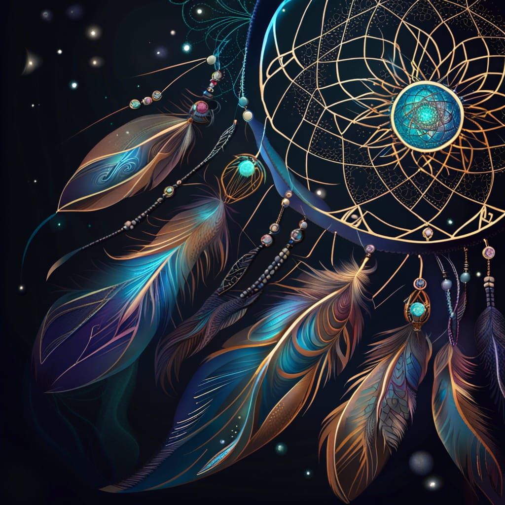 Dreamcatcher 00 - AI Generated Artwork - NightCafe Creator