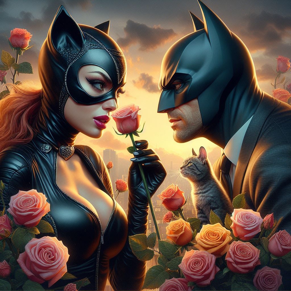 Catwoman and Batman