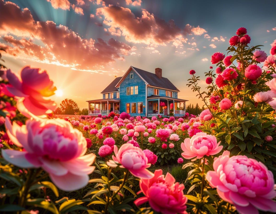 Farmhouse Floral Field  by @Basic_Shmasic