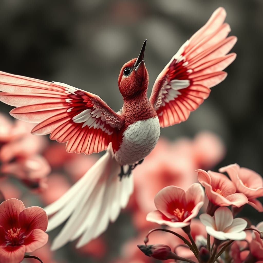 Shades of mahogany - the colibri  by @Valentin