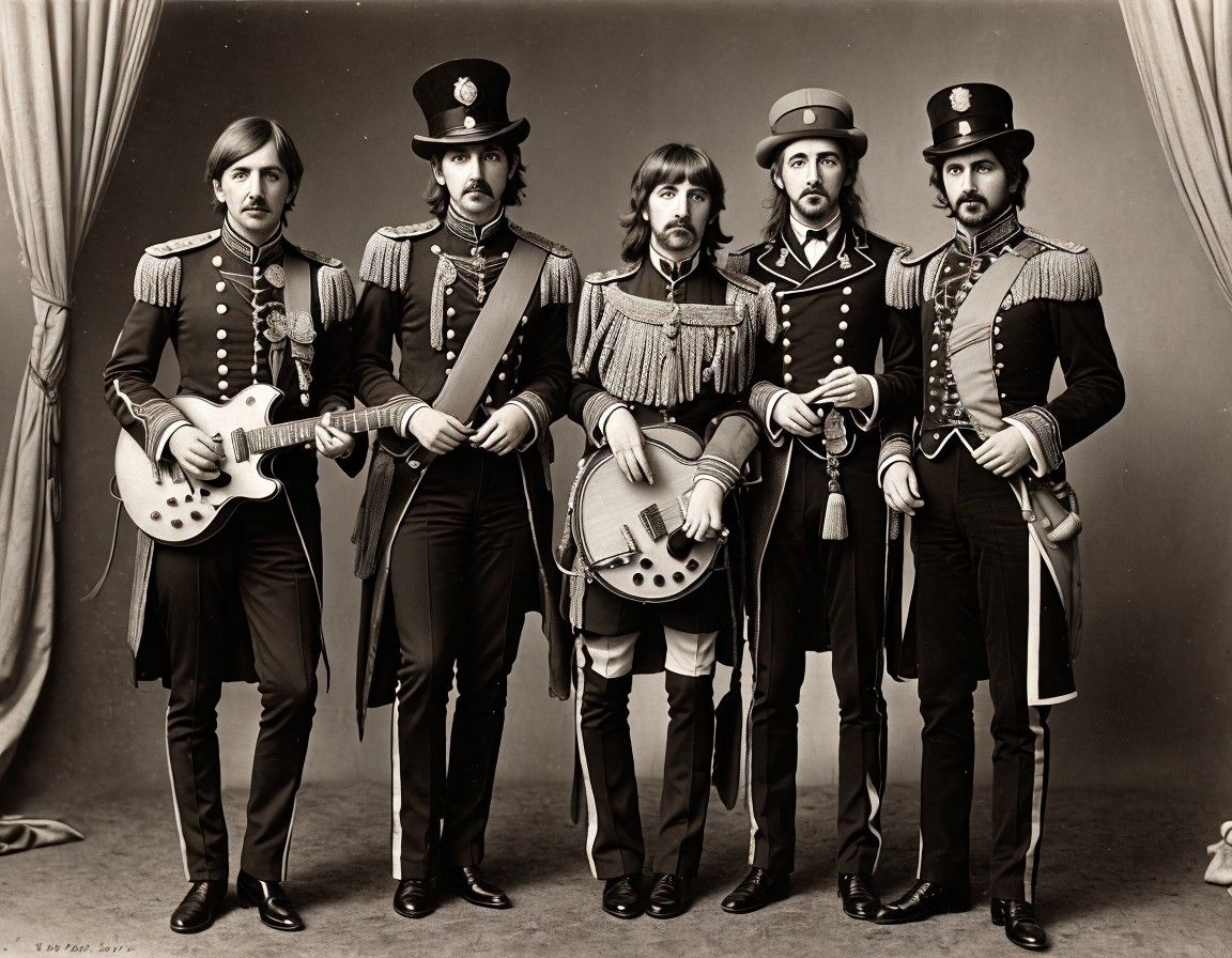 THE BEATLES SERGEANT PEPPER IN 1844