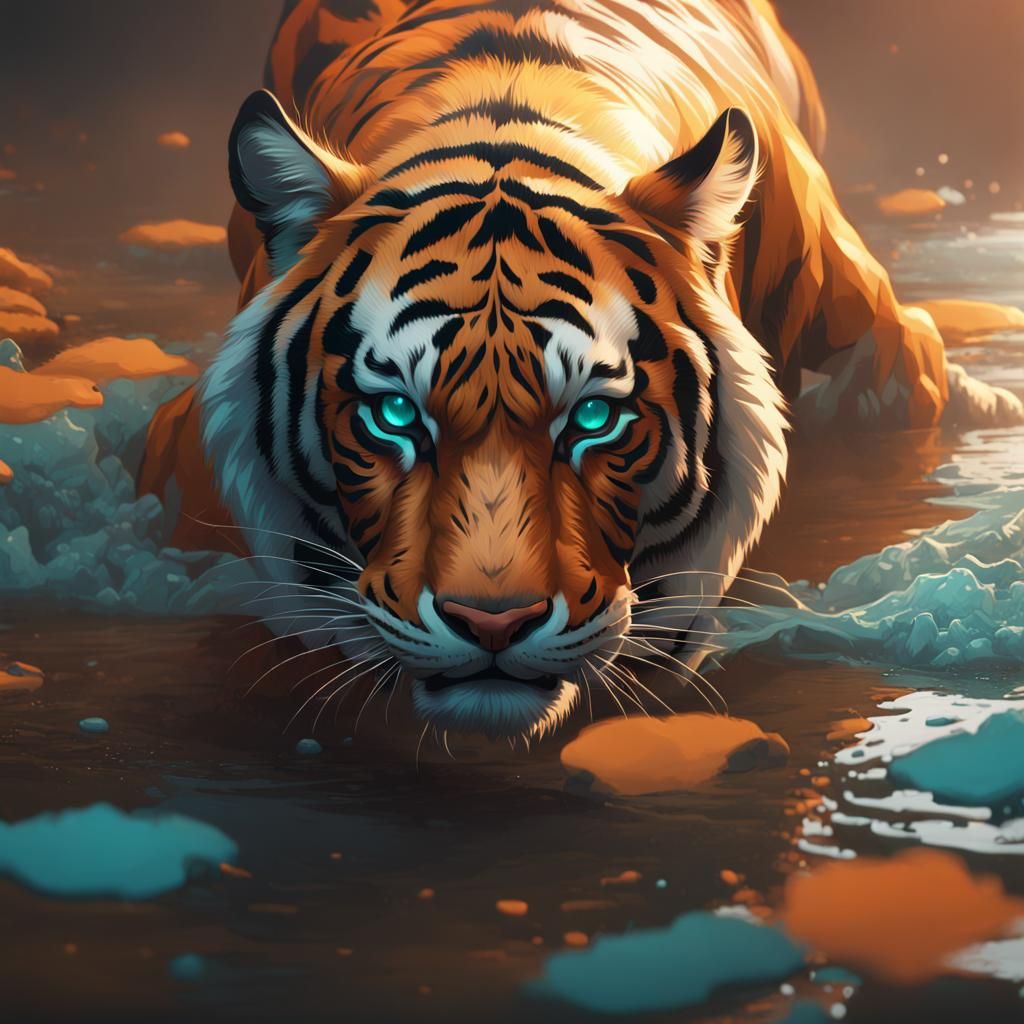 A tiger