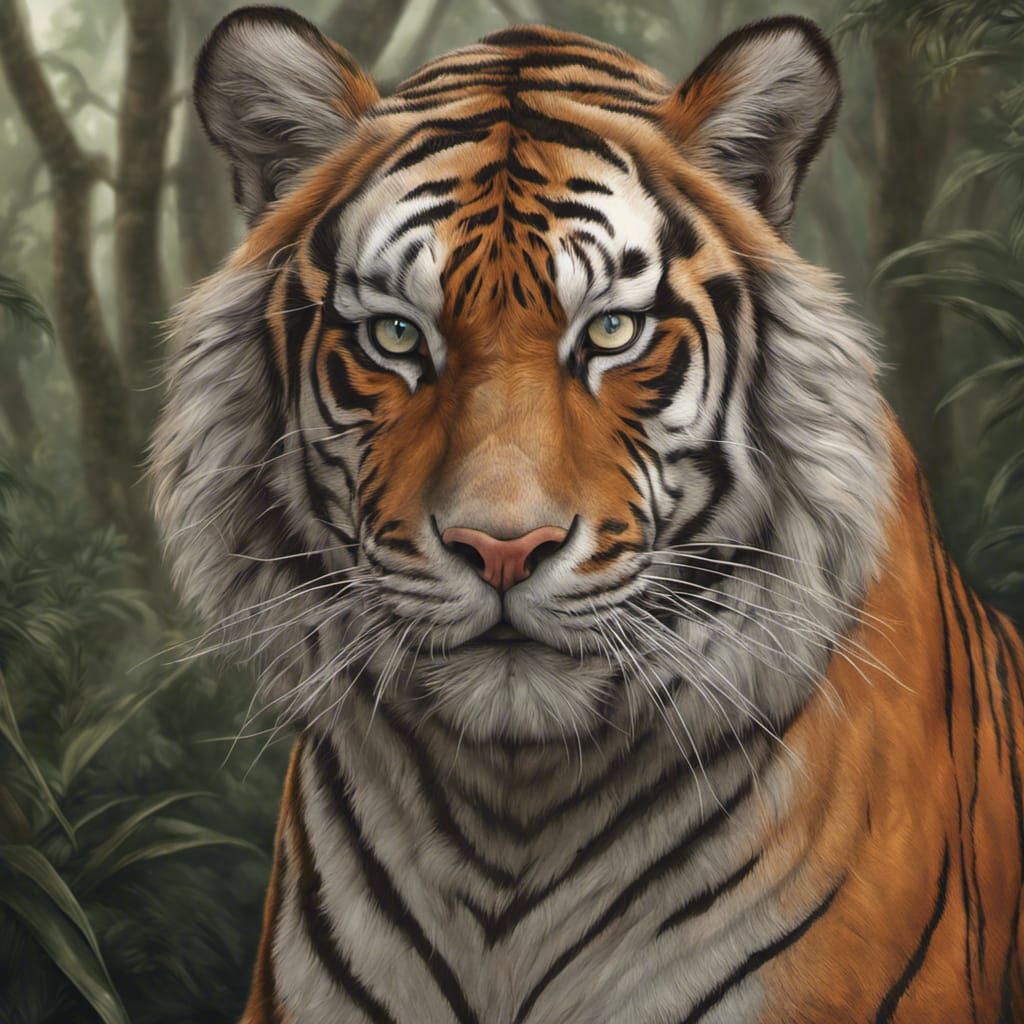 Tiger, Tiger  by @Illusional