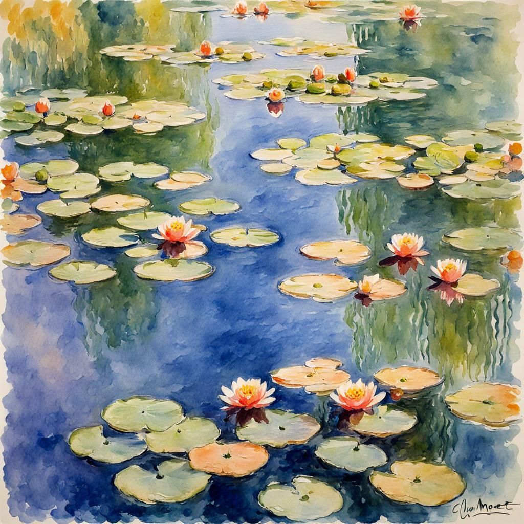 Les nympheas de Monet