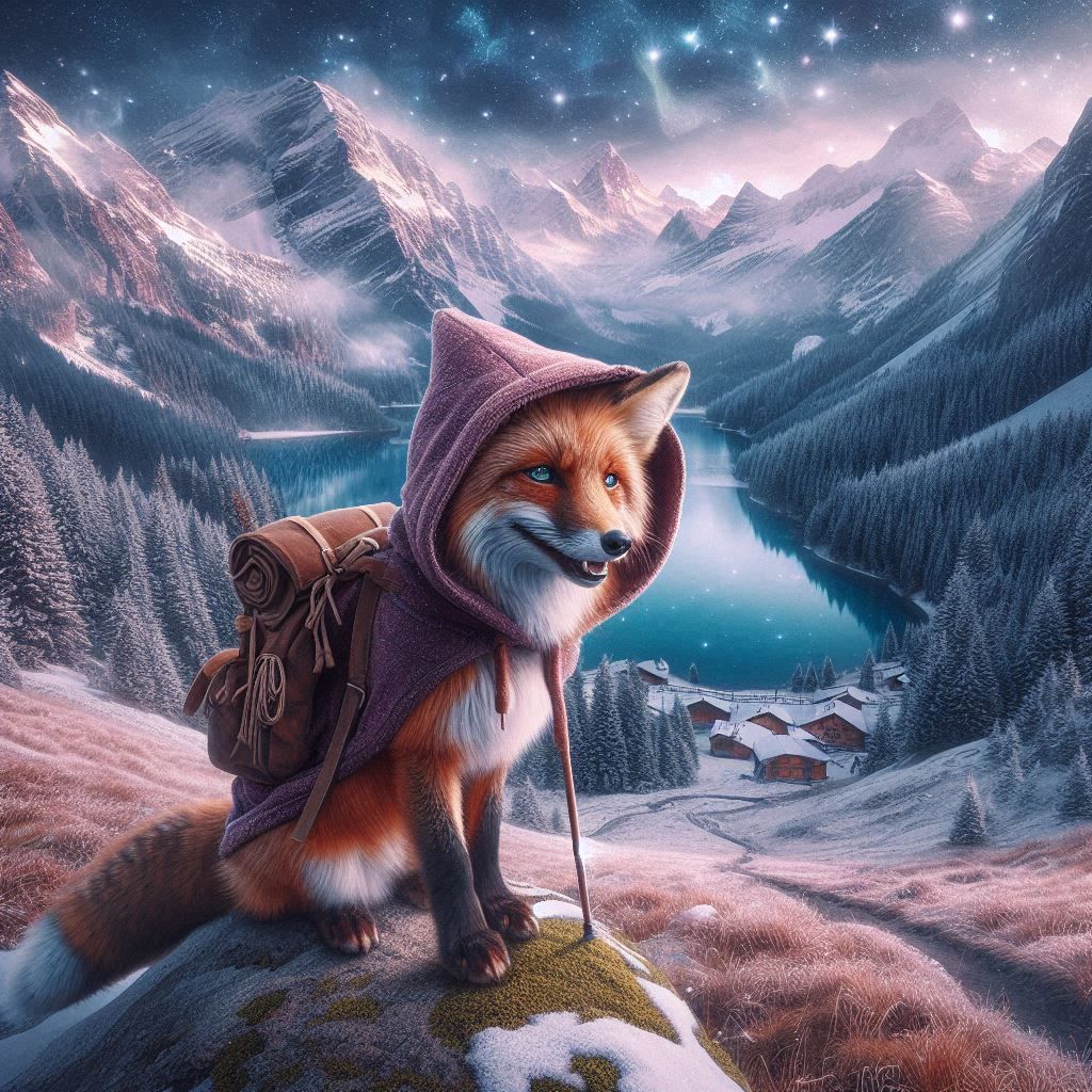 Paprika is in Switzerland on a hike!!