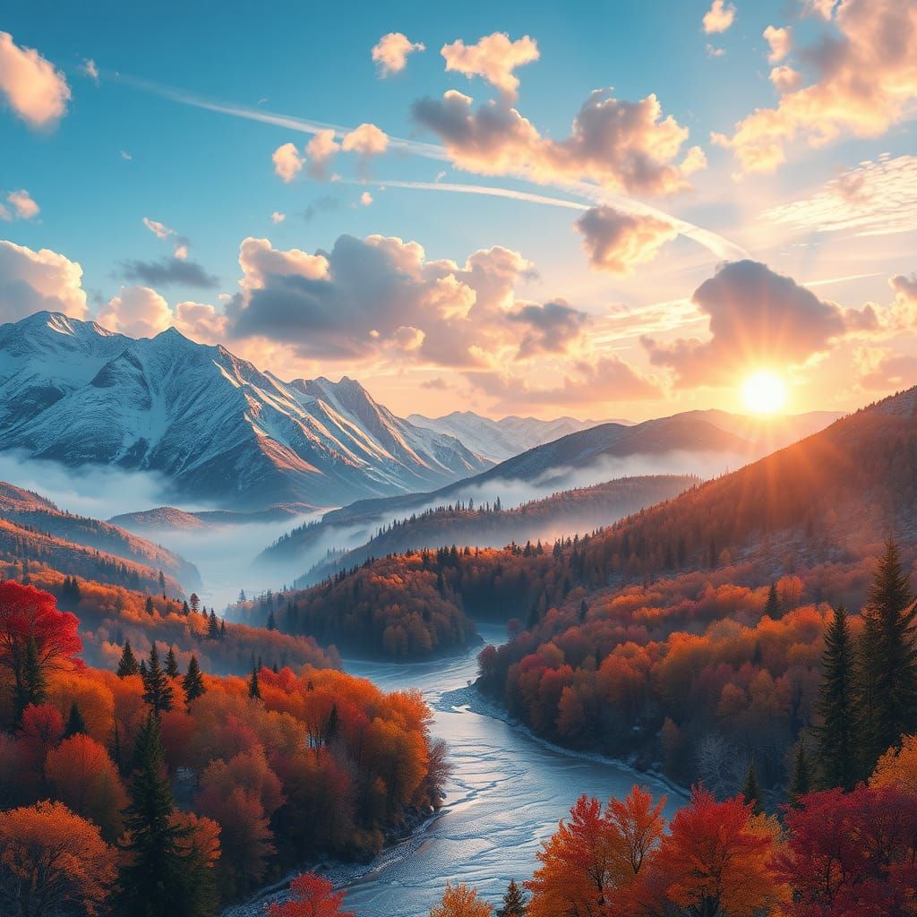 Crisp Autumn Morning  by @CozyCocoa