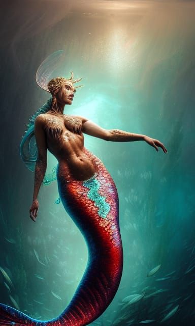 She is Mermaid