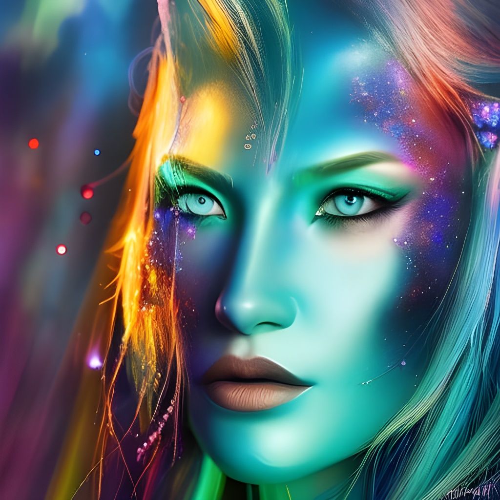 Color Face - AI Generated Artwork - NightCafe Creator