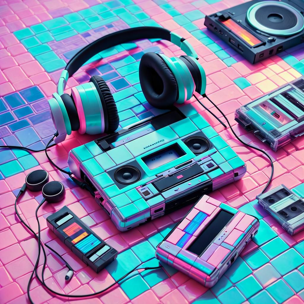 Vaporwave  by @randomart