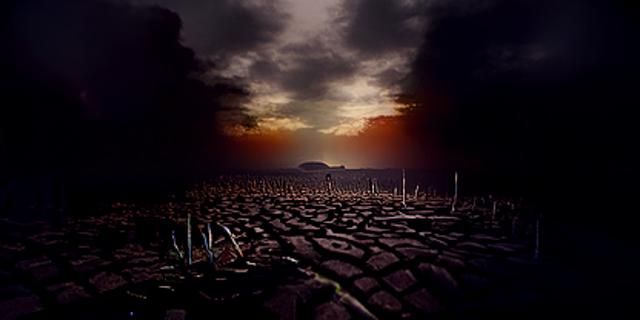 Desolate wasteland