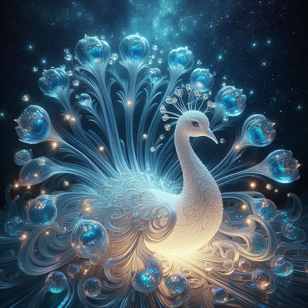 Mystical Peacock - AI Generated Artwork - NightCafe Creator