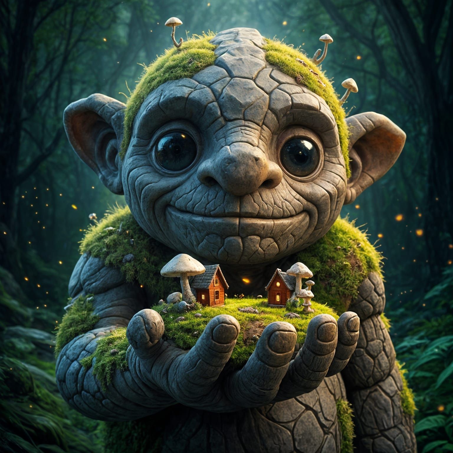Trollkeeper of the Forest  by @Cilia