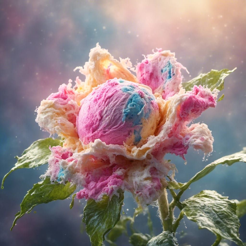 Elegant Floral Study with Delicate Stem and Leaves