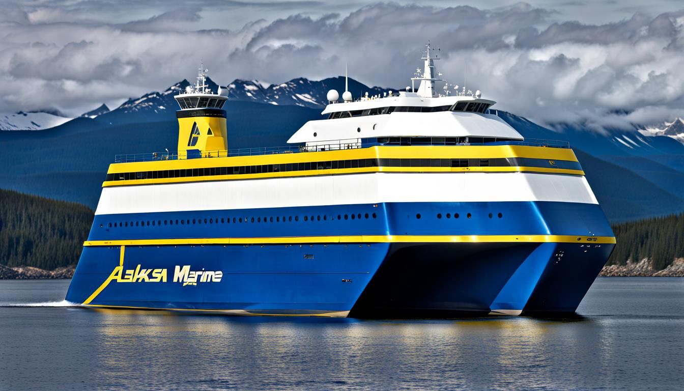 Modern Alaska Marine Highway ferry - AI Generated Artwork - NightCafe ...